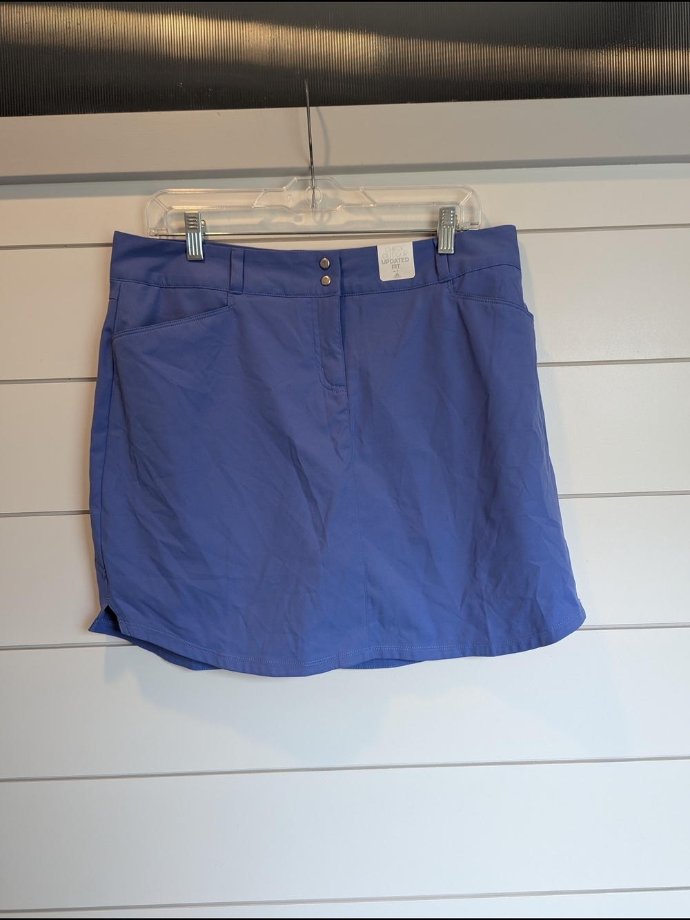 Adidas Athletic Skort Size 10 Periwinkle Blue NWT Pickleball Golf Tennis Hiking